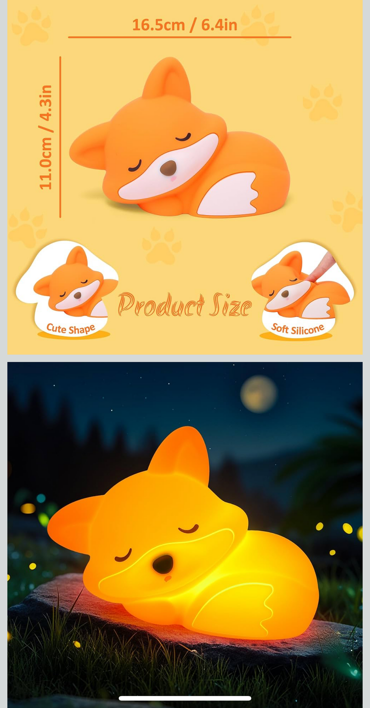 Fox Night Light